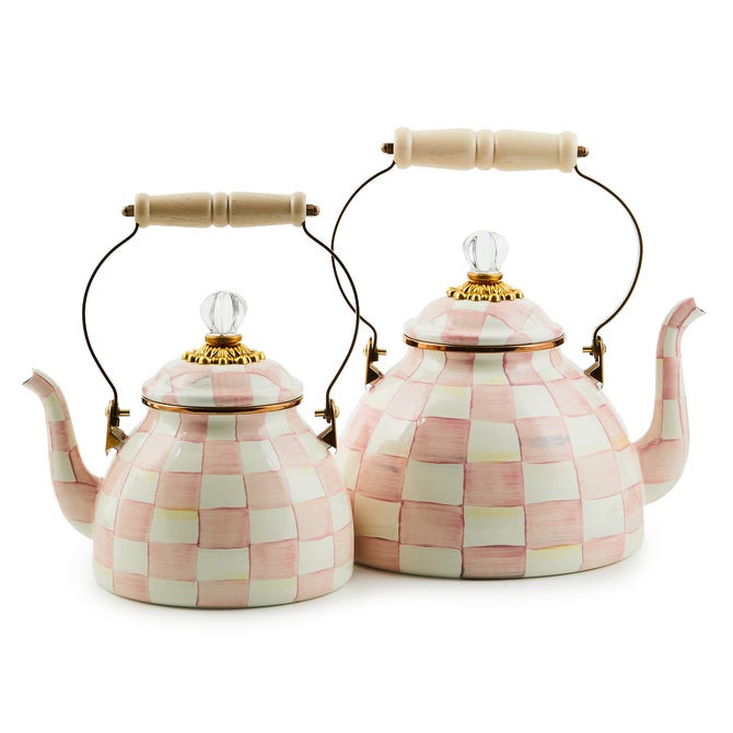 Rosy Check 2 Quart Tea Kettle