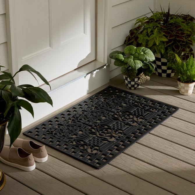 Great Vase Rubber Entrance Mat