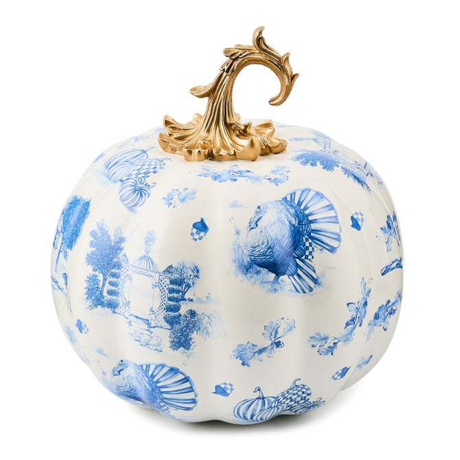 Royal Autumn Toile Pumpkin