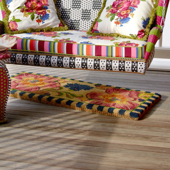 Flower Market Double Door Entrance Mat