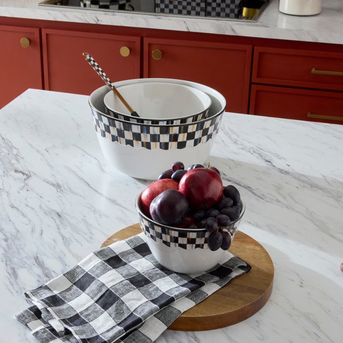 Courtly Check Everyday Mixing Bowls, Set of 3