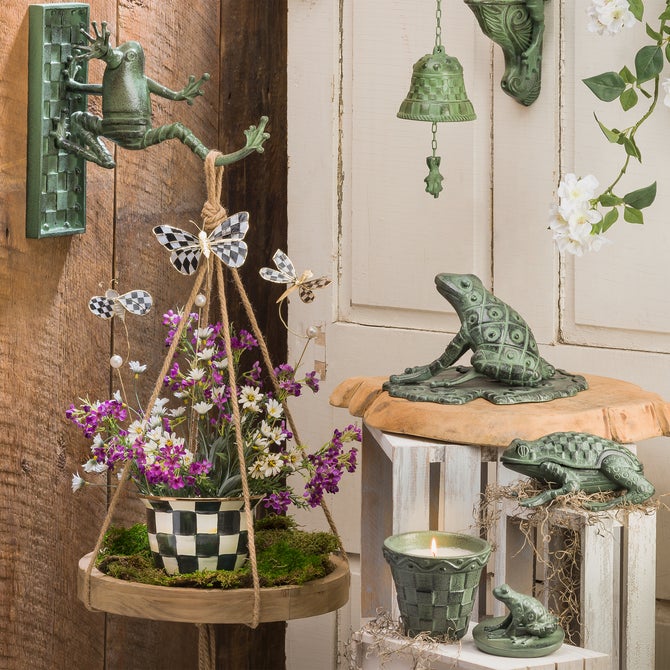 Courtly Check Large Flower Pot