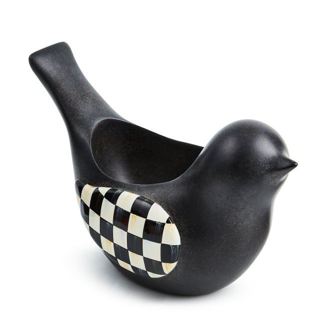 Courtly Check Birdy Planter