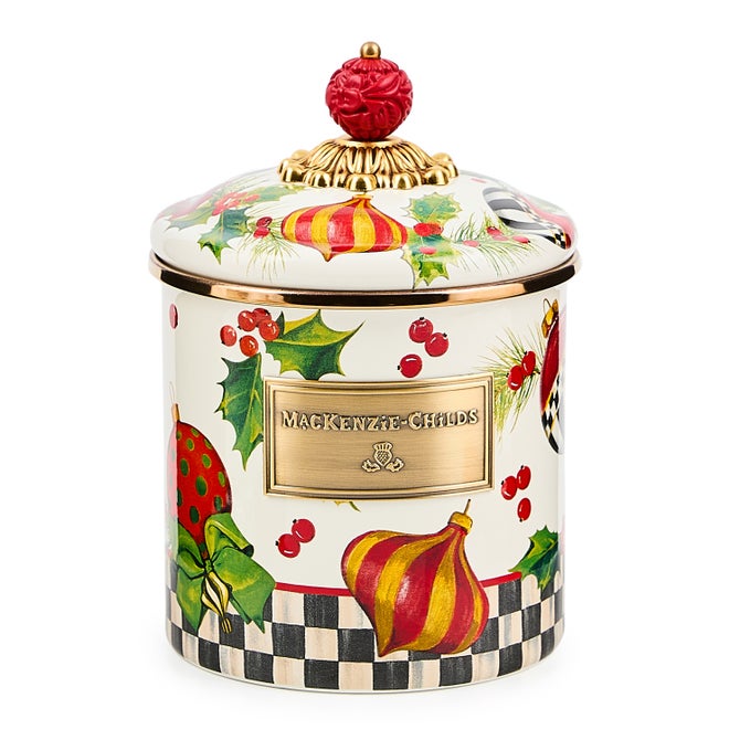 Deck the Halls Large Canister