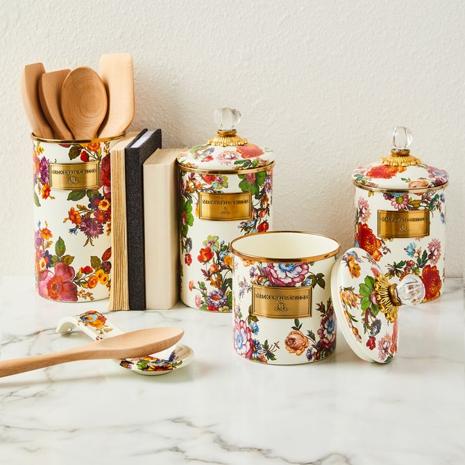 White Flower Market 5pc Kitchen Essentials Set
