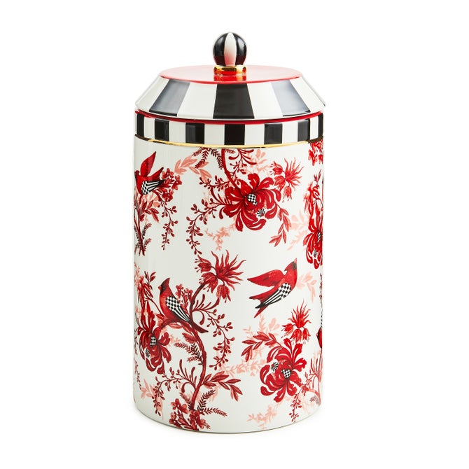 Cardinal Toile Canister