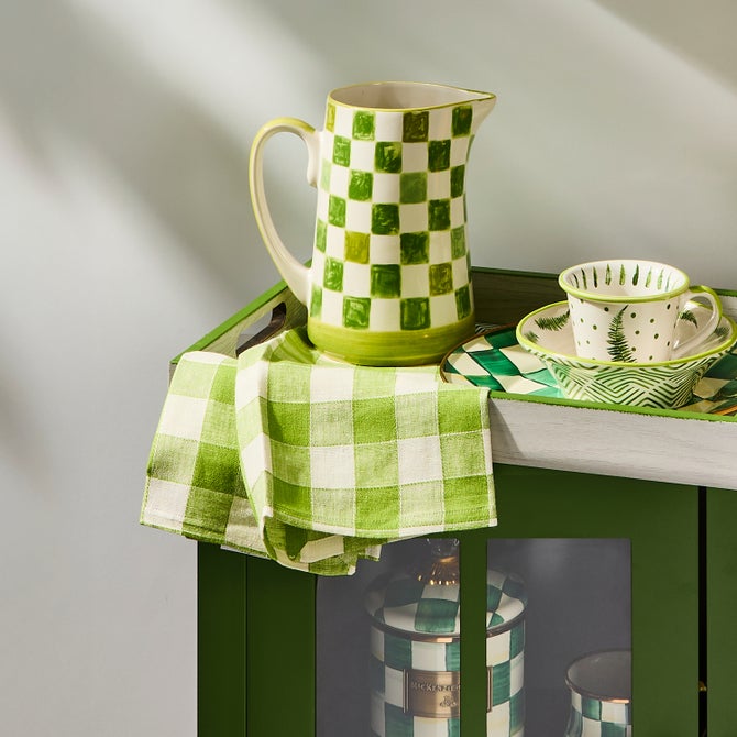 Linen Check Dish Towel