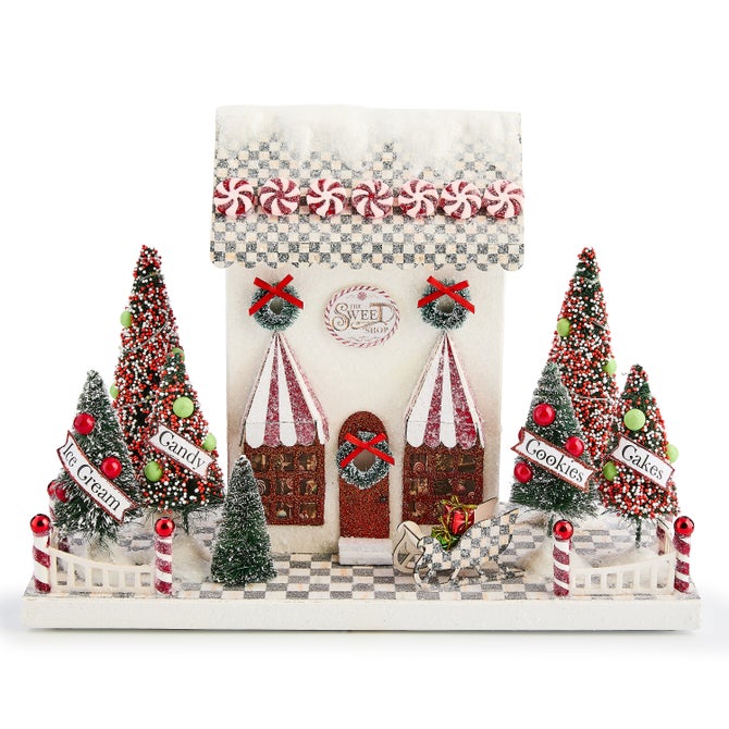 Check It Out Illuminated Sweet Shop Paper House