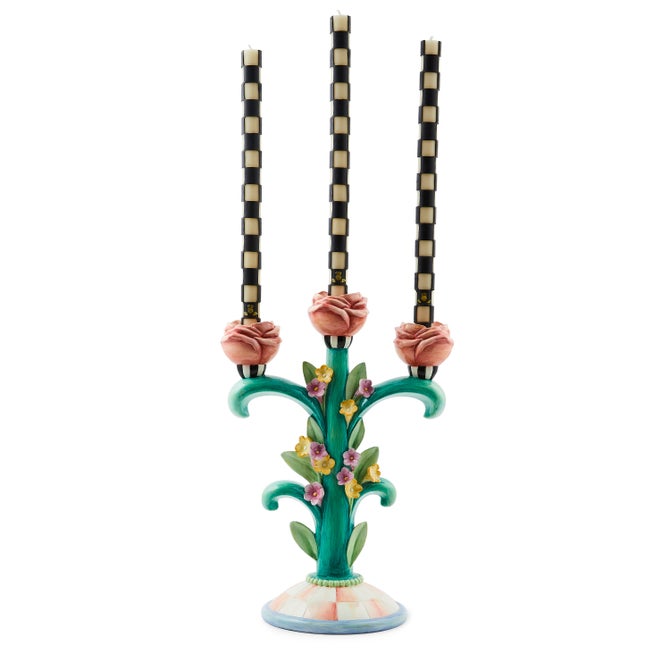 Rosy Meadow Candelabra