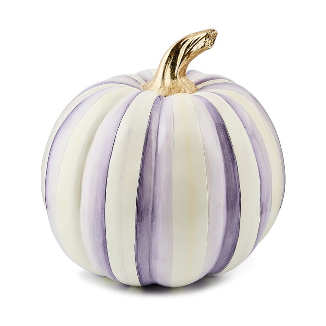 Violet Stripe Medium Pumpkin