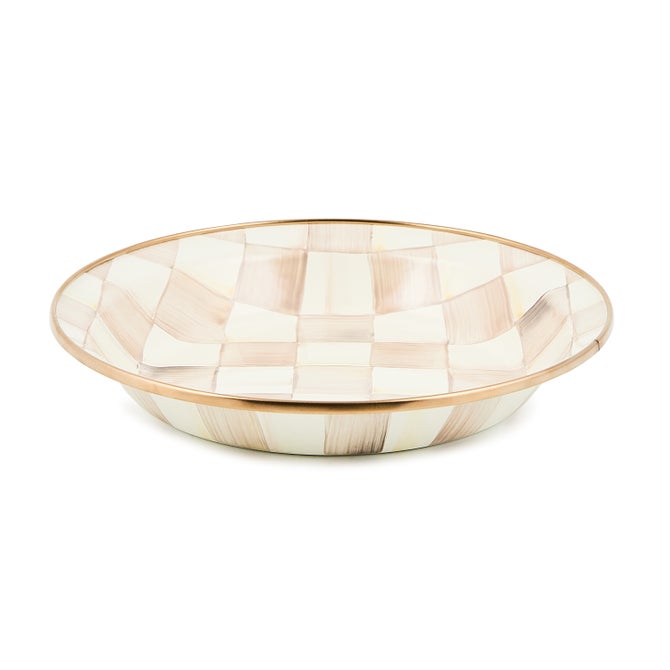 Rosy Check Pie Plate