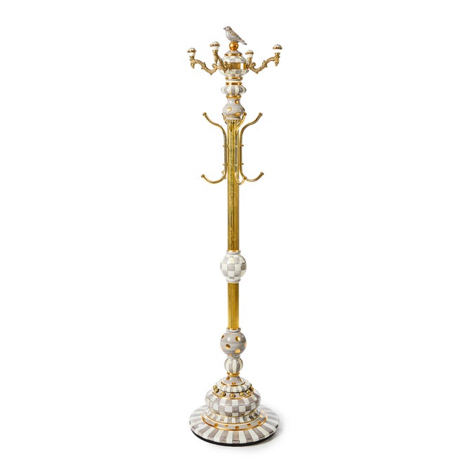 Sterling Check Coat Perch