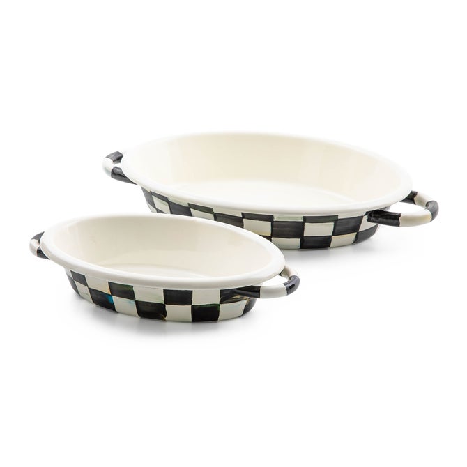 Courtly Check Medium Oval Gratin Dish