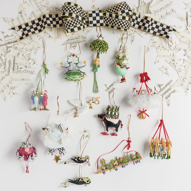 Patience Brewster 12 Days 7 Swans a-Swimming Ornament