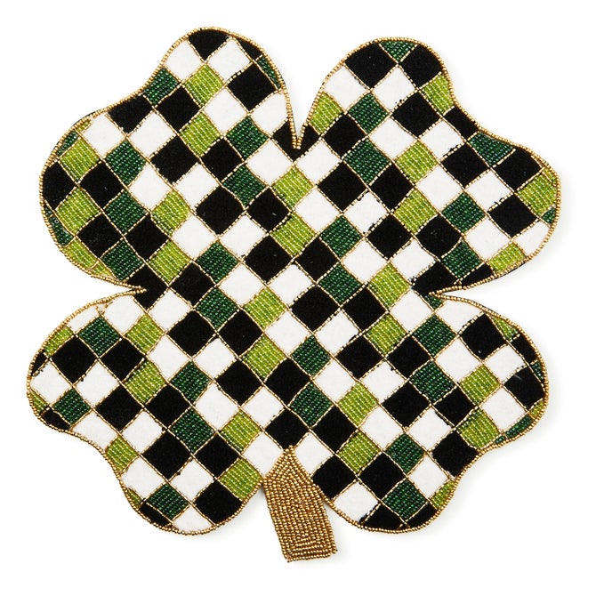 Shaped Lucky Clover Placemat