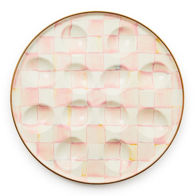 Rosy Check Egg Plate