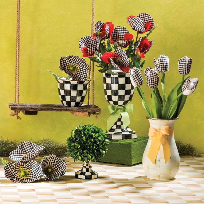 Courtly Check Large Flower Pot