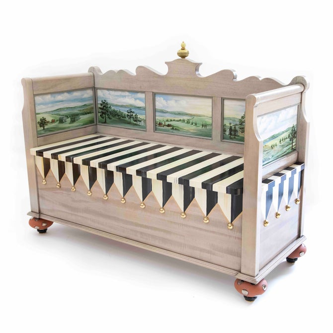 Landscape Blanket Bench