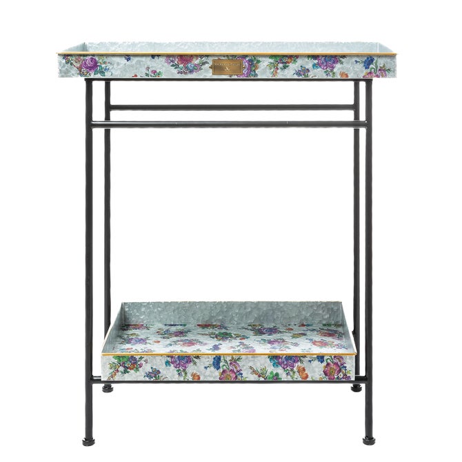 Flower Market Galvanized Outdoor Butler