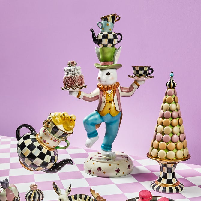 Rose Rabbit Centerpiece