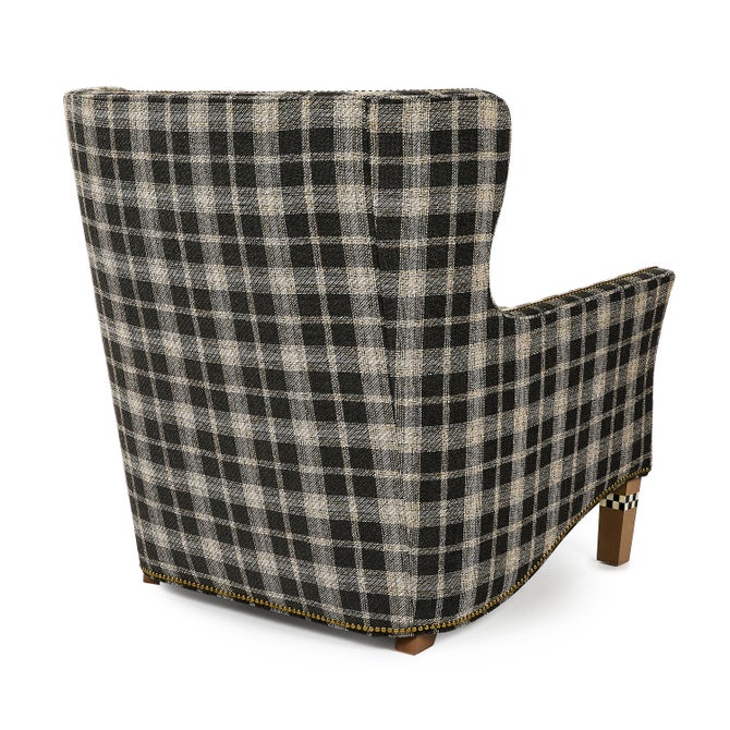 Mad for Plaid Wing Chair