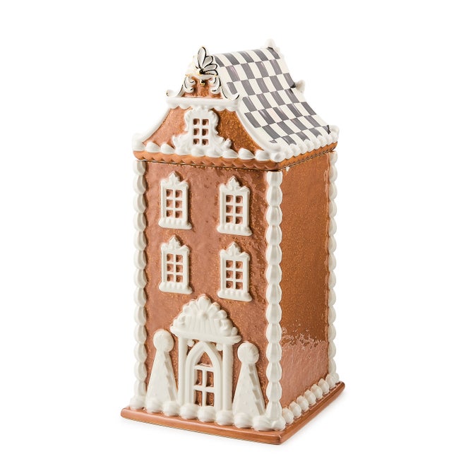 Gingerbread House Ceramic Cookie Jar
