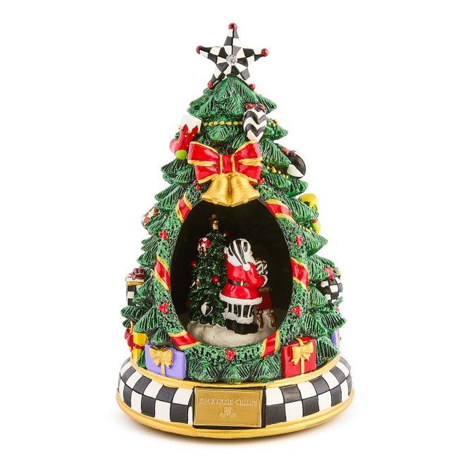 Courtly Christmas Tree & Santa Musical Display