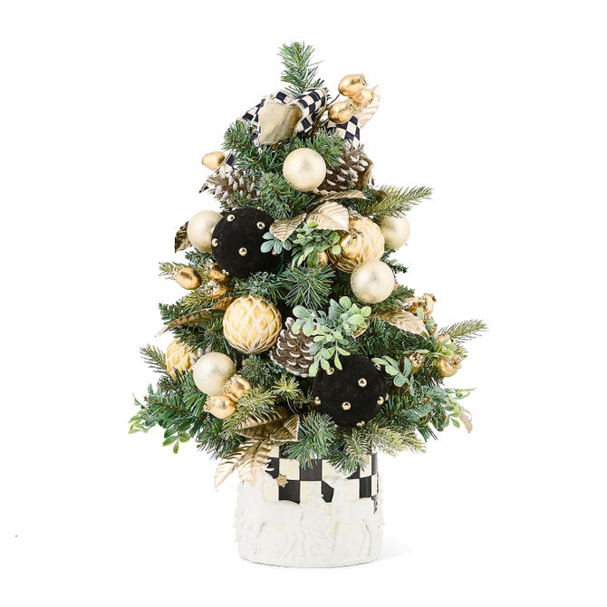 Courtly Noel Illuminated Tabletop Tree