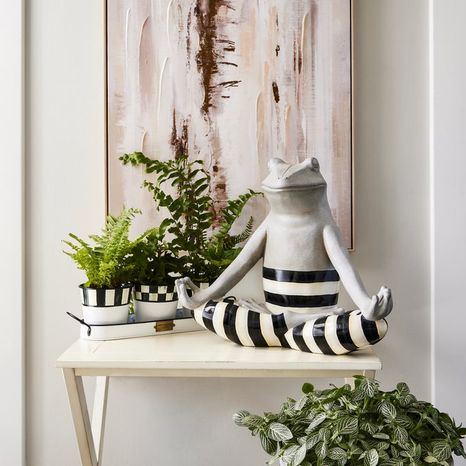 Spectator Galvanized Herb Pots, Set of 3