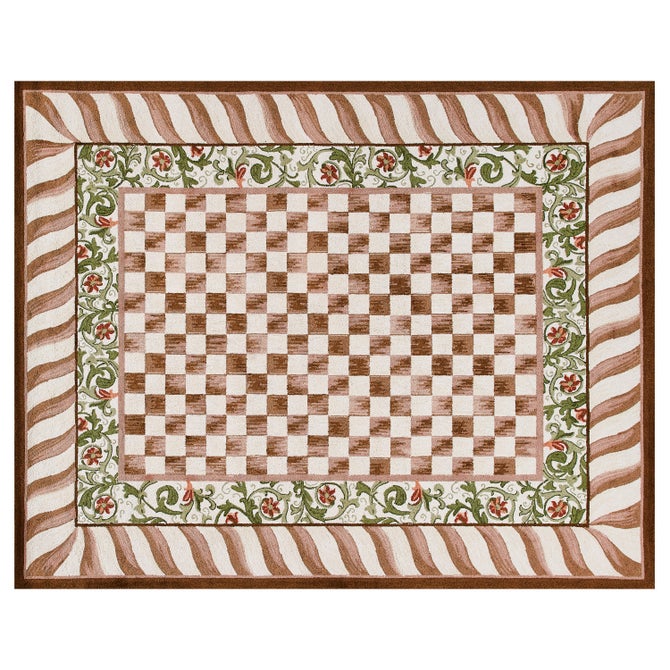Mocha Check 8' x 10' Rug