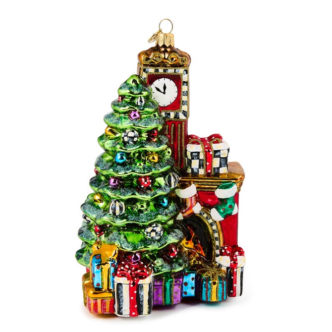 Fireplace Glass Ornament