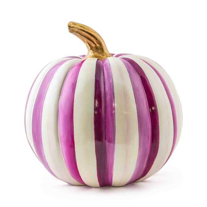 Plum Stripe Medium Pumpkin