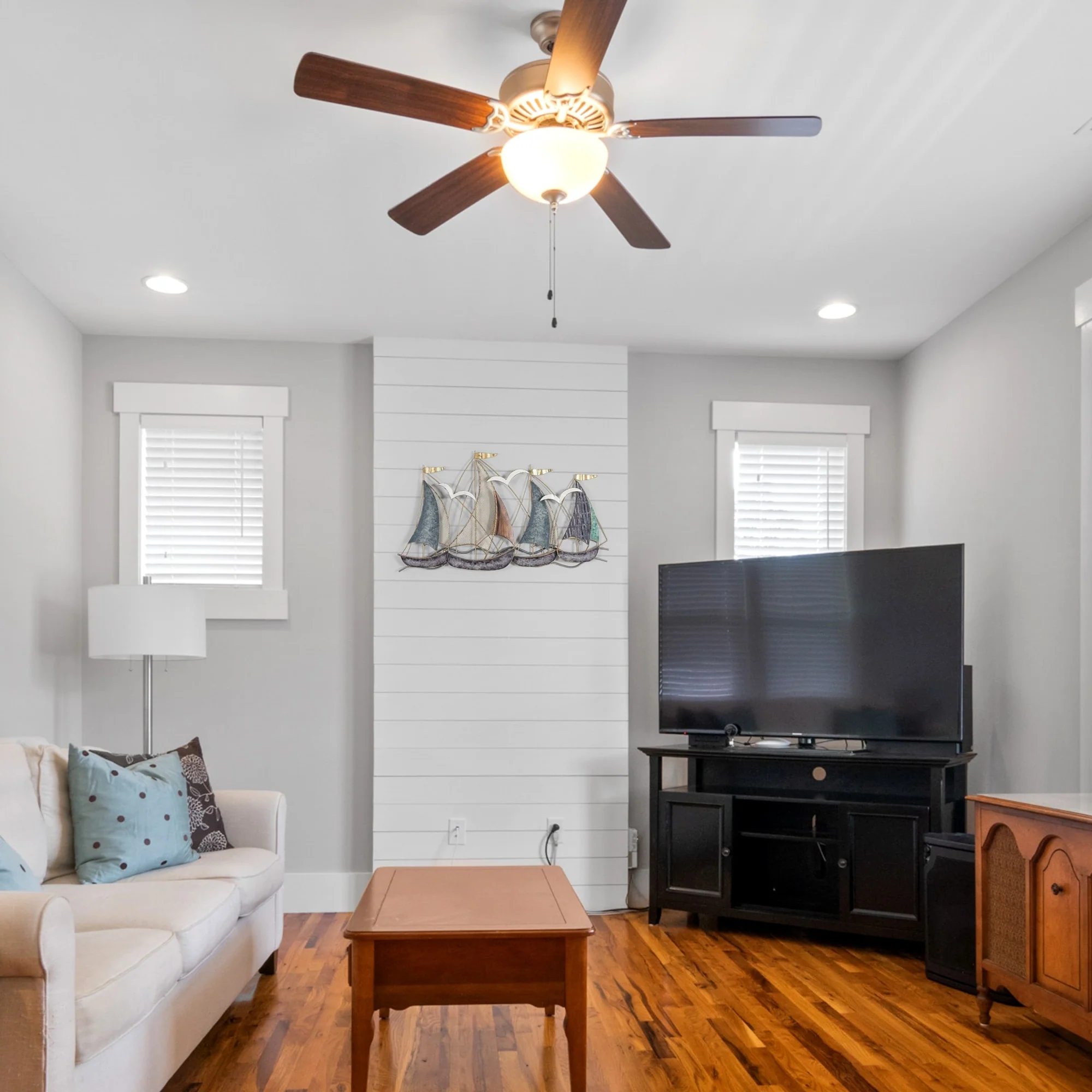 3D Metal Ship Wall Decoration Sailboat Wall Sculpture