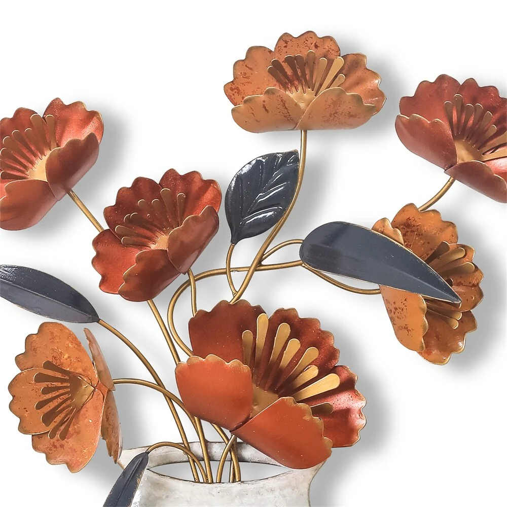 Metal Flower Wall Decor