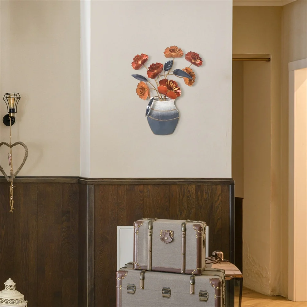 Metal Flower Wall Decor