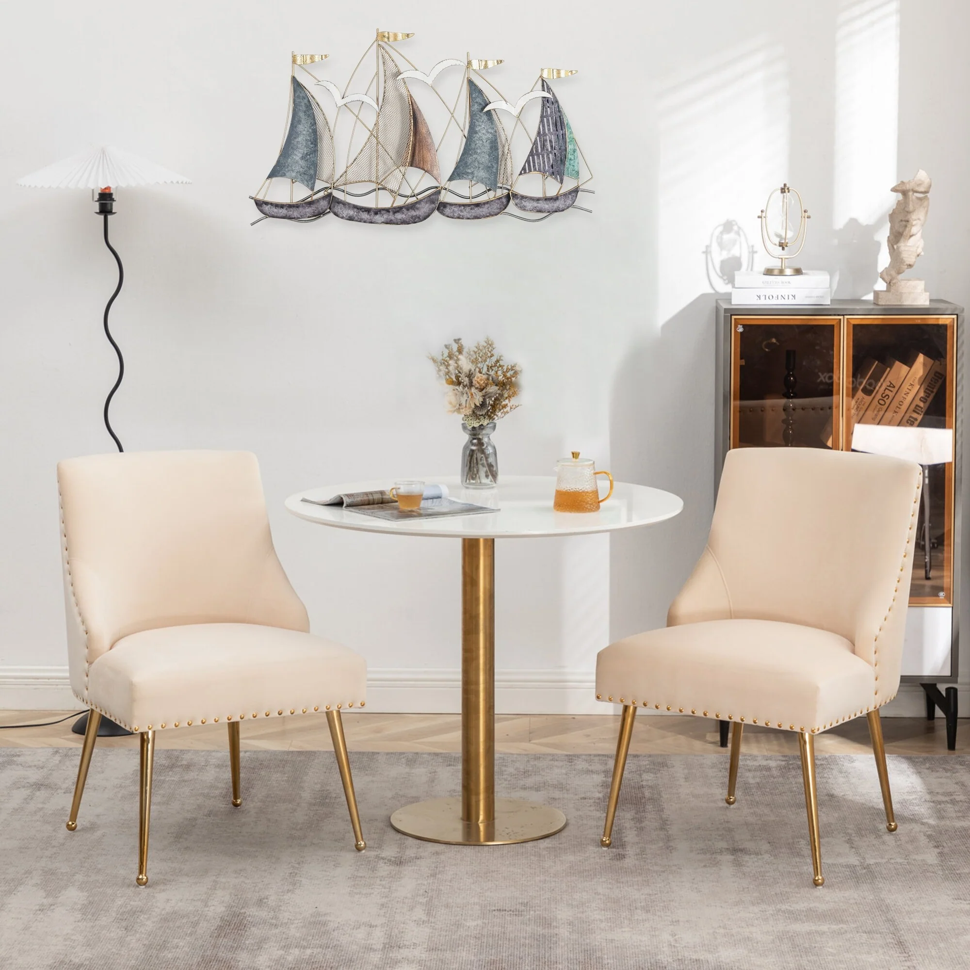 3D Metal Ship Wall Decoration Sailboat Wall Sculpture