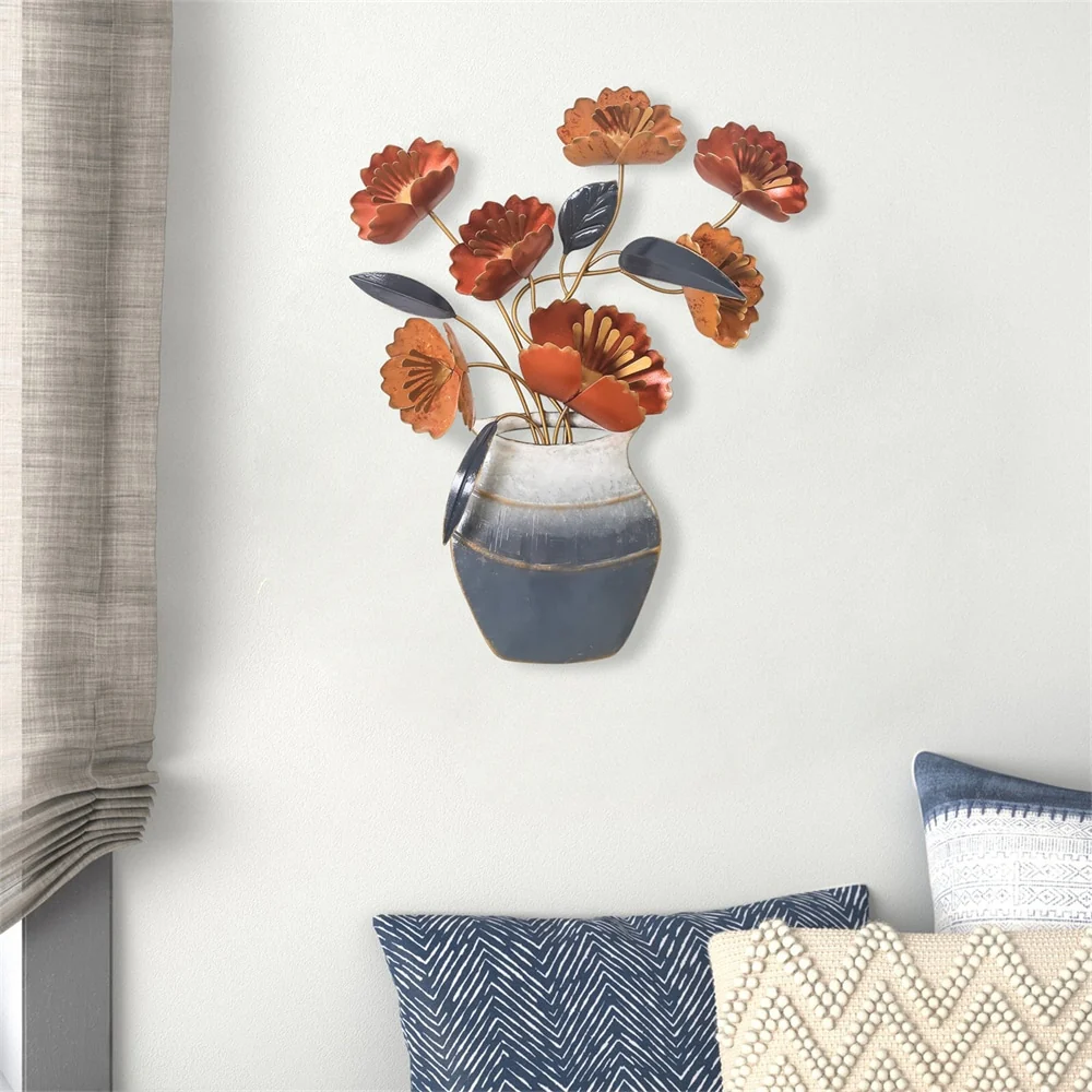 Metal Flower Wall Decor