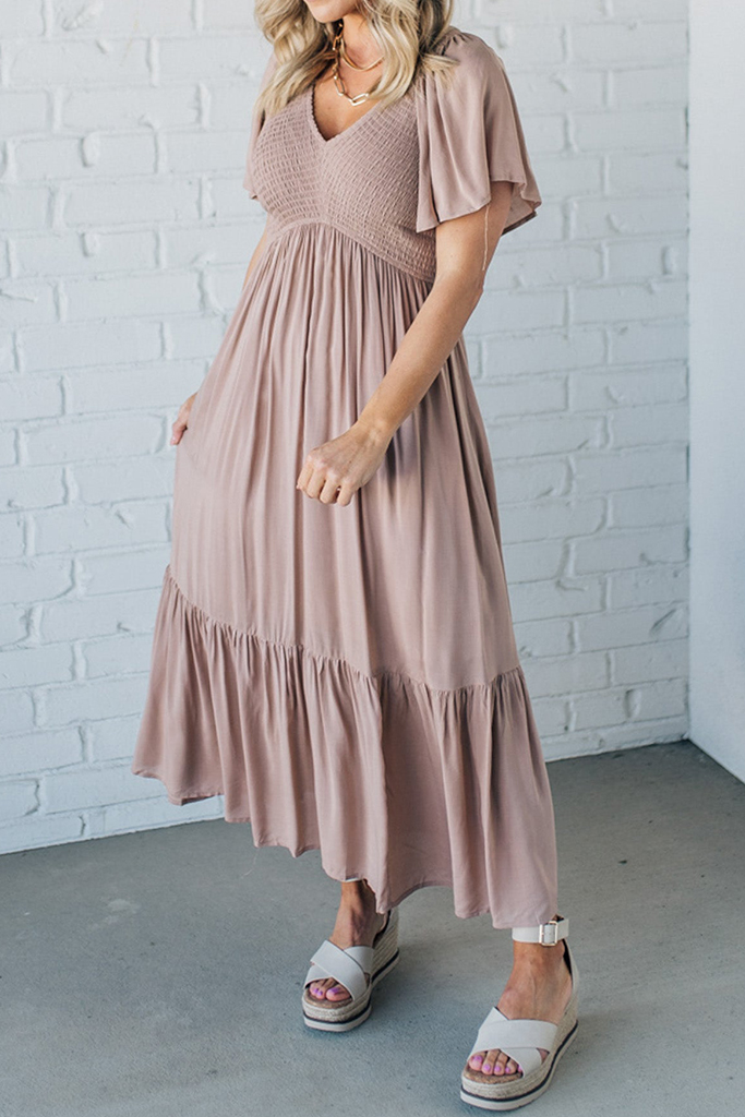 Smocked Flowy Dress