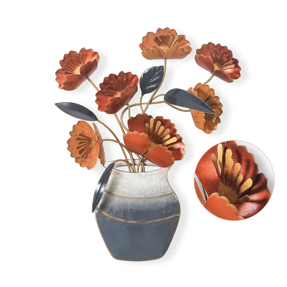 Metal Flower Wall Decor