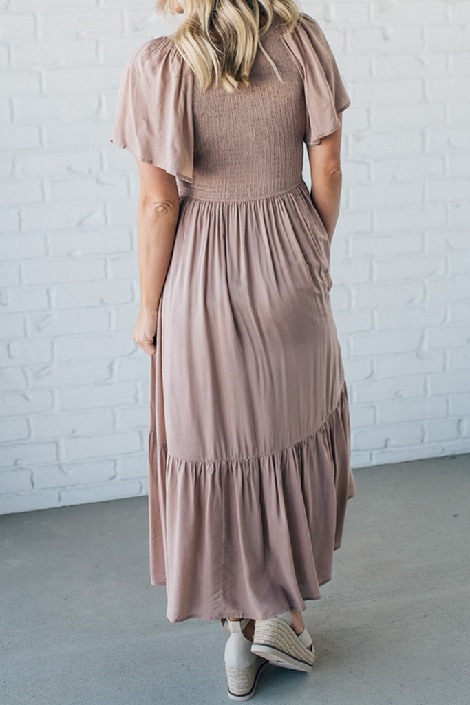 Smocked Flowy Dress