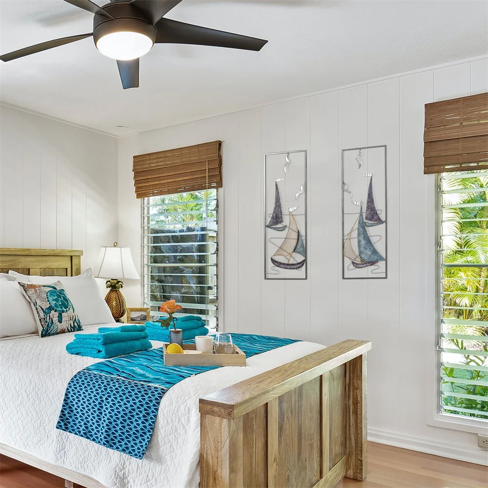 3D Metal Ship Wall Decoration Sailboat Wall Sculpture