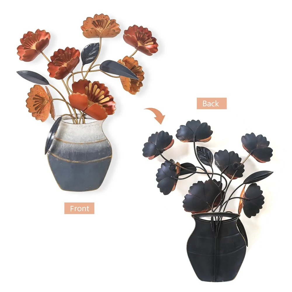 Metal Flower Wall Decor