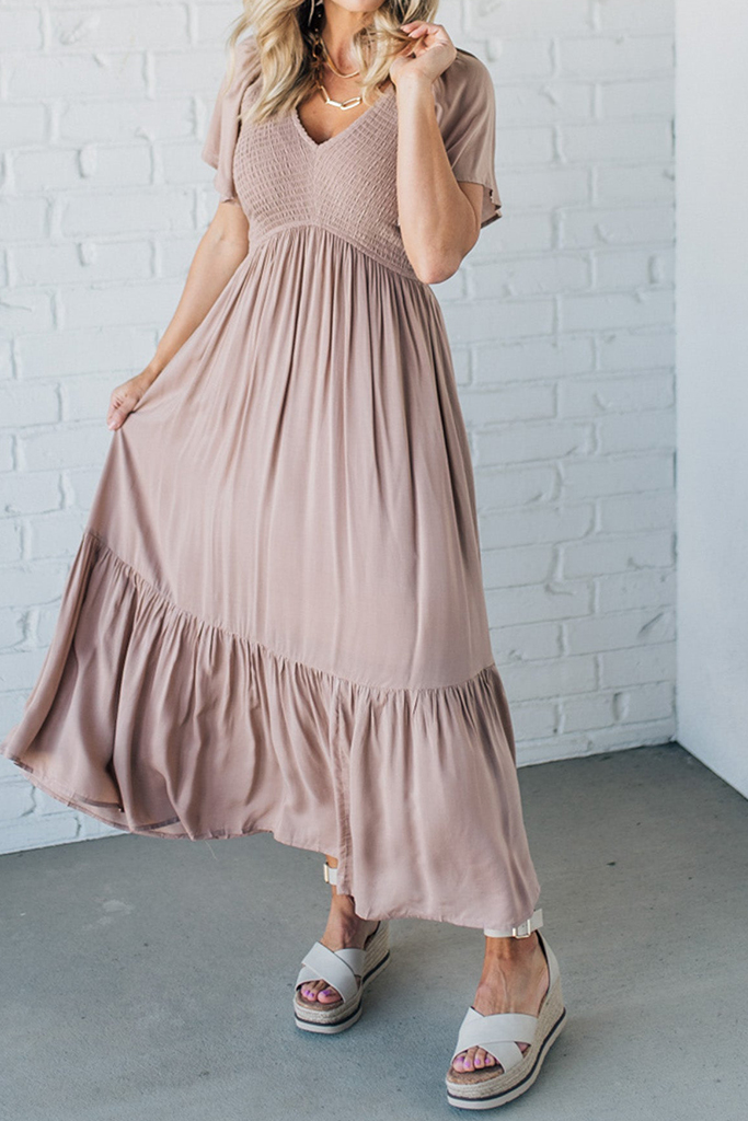Smocked Flowy Dress