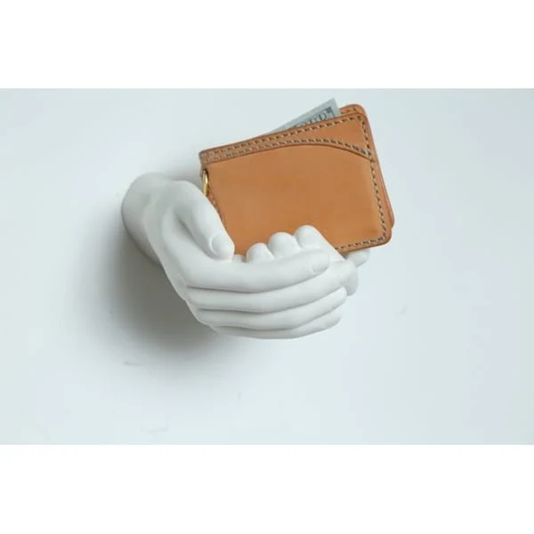 White Criss Cross Hands Wall Mount - 7