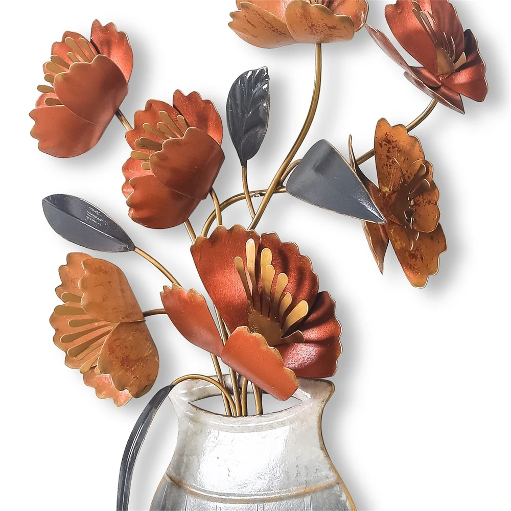 Metal Flower Wall Decor