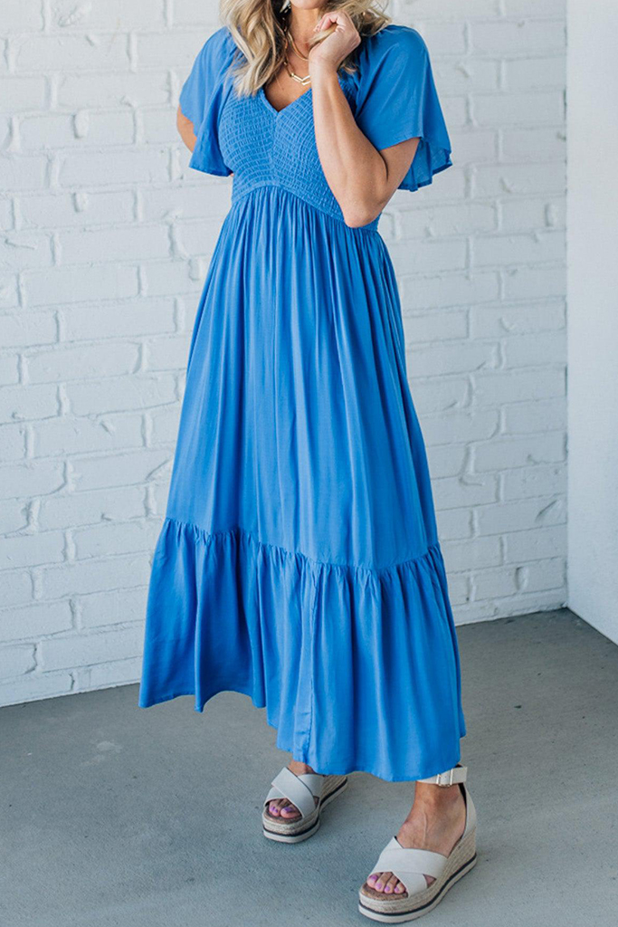 Smocked Flowy Dress