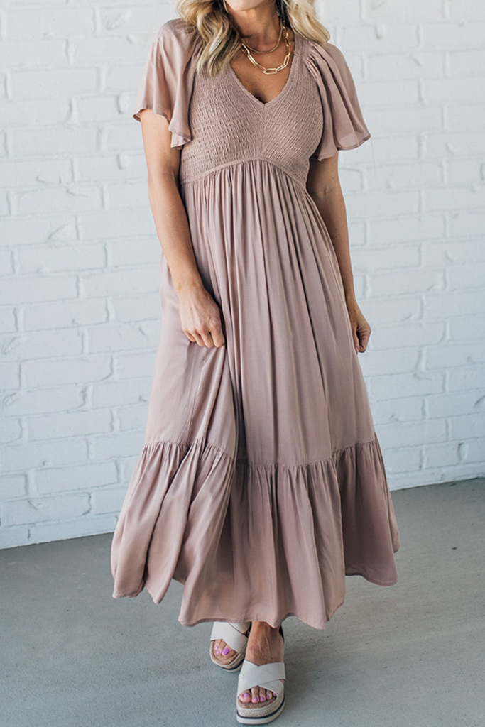 Smocked Flowy Dress