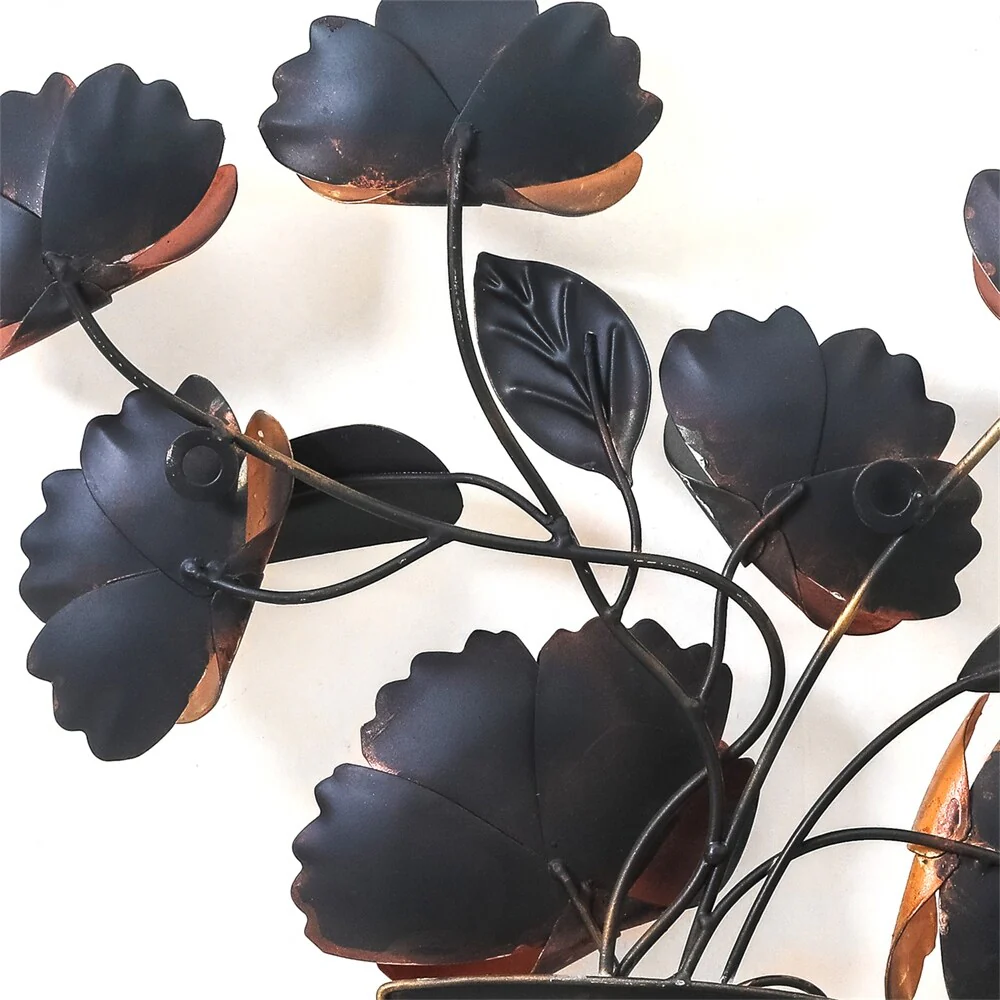 Metal Flower Wall Decor