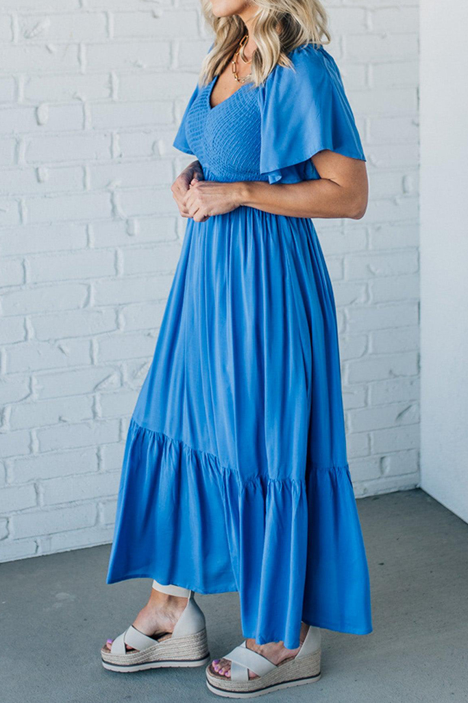Smocked Flowy Dress