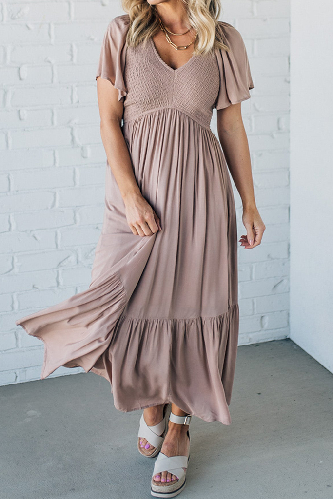 Smocked Flowy Dress